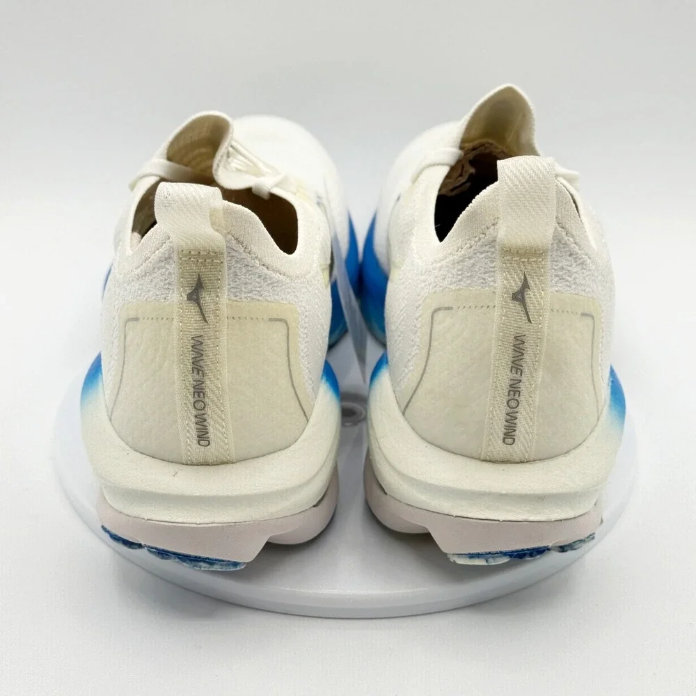 Mizuno Wave Neo Wind Running Shoes Womens 9.5 White Blue J1GD227821 Sneakers - Picture 8 of 12